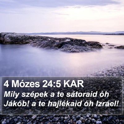 4 Mózes 24:5 KAR Bible Verse Image