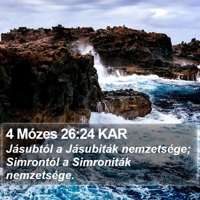 4 Mózes 26:24 KAR Bible Verse Image