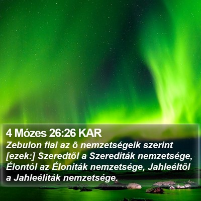 4 Mózes 26:26 KAR Bible Verse Image