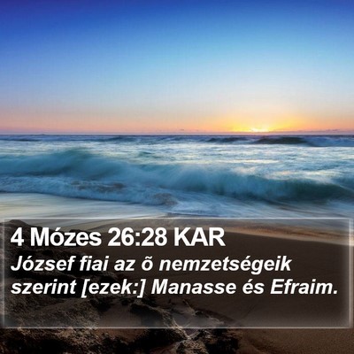 4 Mózes 26:28 KAR Bible Verse Image