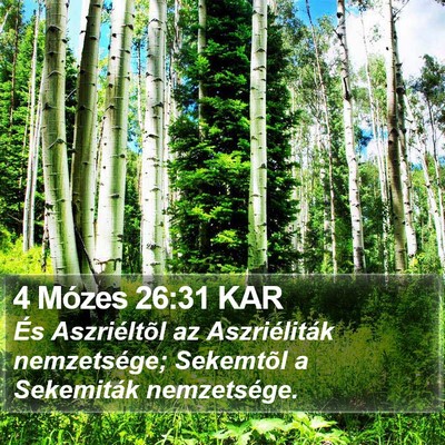4 Mózes 26:31 KAR Bible Verse Image