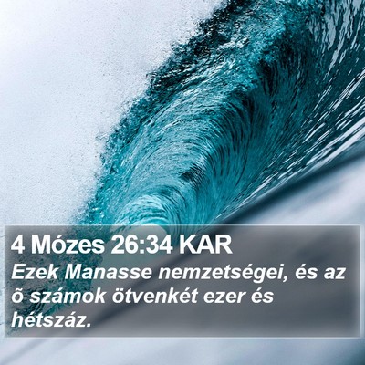 4 Mózes 26:34 KAR Bible Verse Image