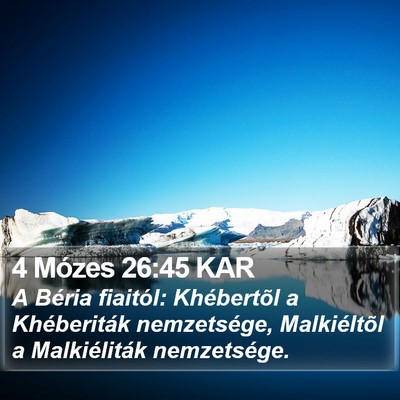 4 Mózes 26:45 KAR Bible Verse Image