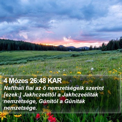4 Mózes 26:48 KAR Bible Verse Image