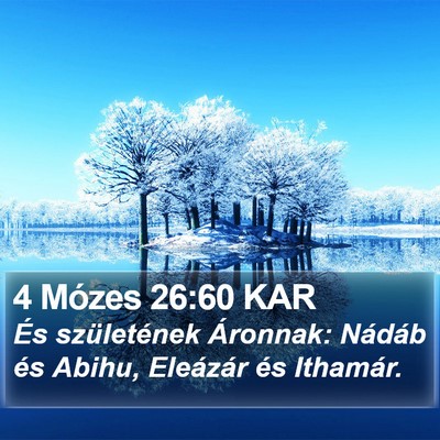 4 Mózes 26:60 KAR Bible Verse Image