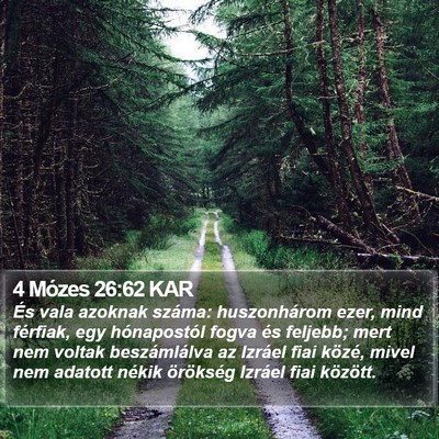 4 Mózes 26:62 KAR Bible Verse Image
