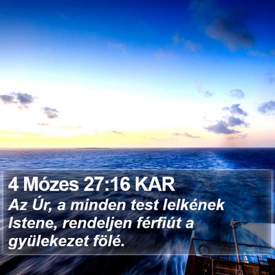 4 Mózes 27:16 KAR Bible Verse Image