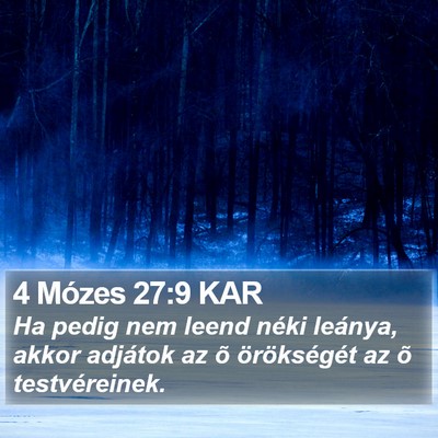 4 Mózes 27:9 KAR Bible Verse Image
