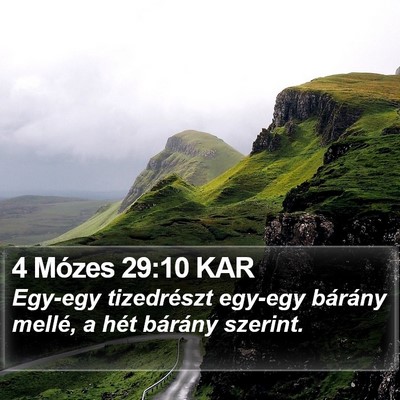4 Mózes 29:10 KAR Bible Verse Image