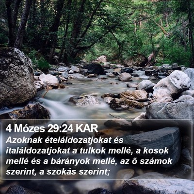 4 Mózes 29:24 KAR Bible Verse Image
