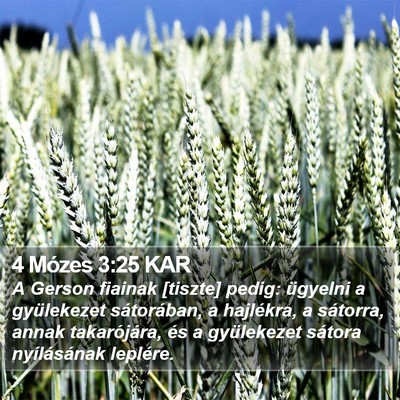 4 Mózes 3:25 KAR Bible Verse Image