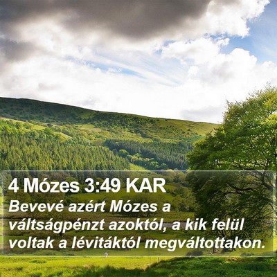 4 Mózes 3:49 KAR Bible Verse Image
