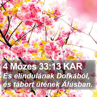 4 Mózes 33:13 KAR Bible Verse Image