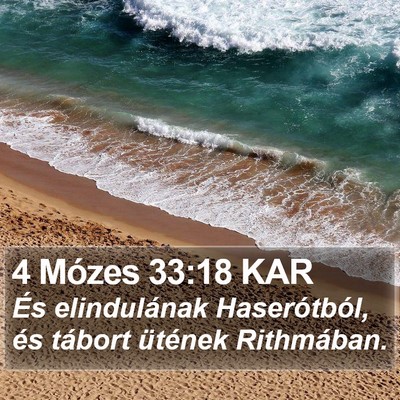 4 Mózes 33:18 KAR Bible Verse Image