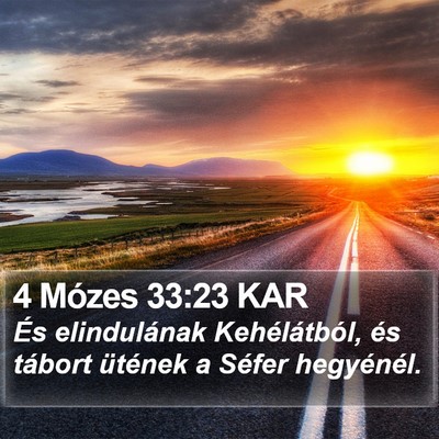 4 Mózes 33:23 KAR Bible Verse Image