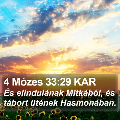 4 Mózes 33:29 KAR Bible Verse Image