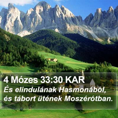 4 Mózes 33:30 KAR Bible Verse Image