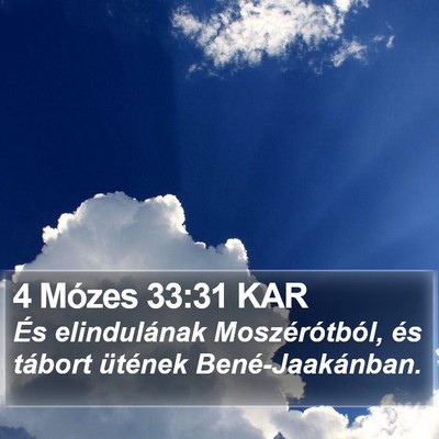 4 Mózes 33:31 KAR Bible Verse Image