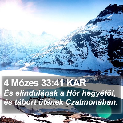 4 Mózes 33:41 KAR Bible Verse Image