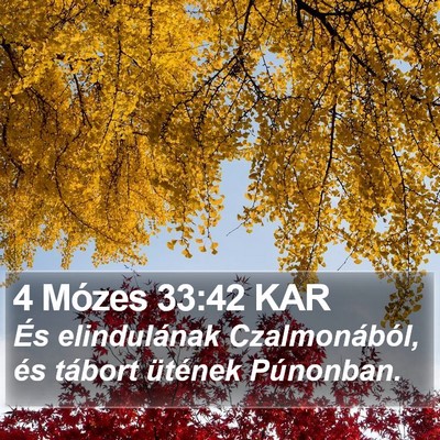 4 Mózes 33:42 KAR Bible Verse Image
