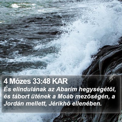4 Mózes 33:48 KAR Bible Verse Image