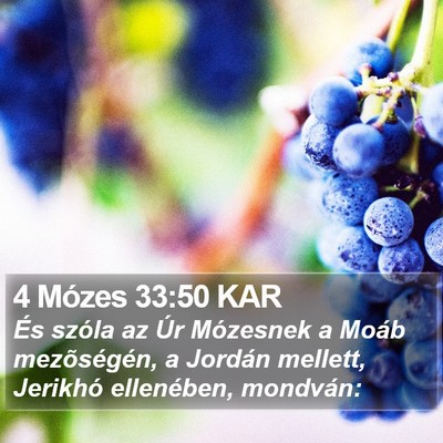 4 Mózes 33:50 KAR Bible Verse Image
