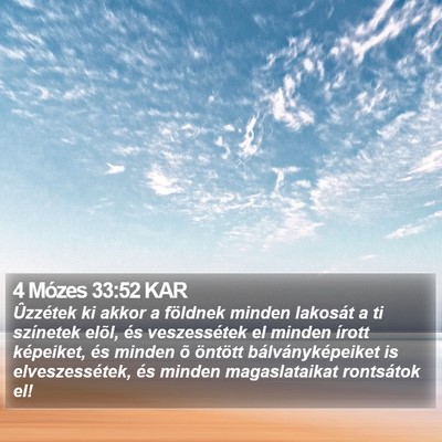 4 Mózes 33:52 KAR Bible Verse Image