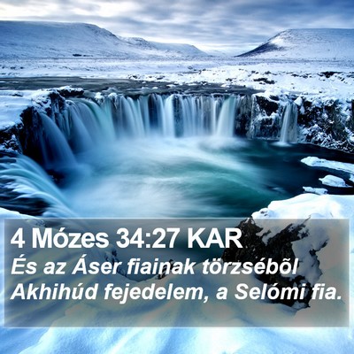 4 Mózes 34:27 KAR Bible Verse Image