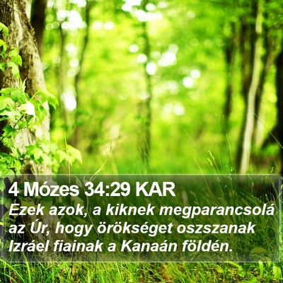 4 Mózes 34:29 KAR Bible Verse Image
