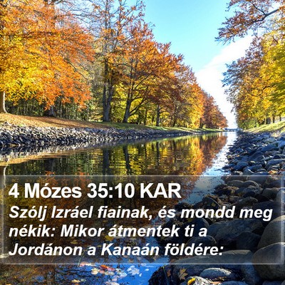 4 Mózes 35:10 KAR Bible Verse Image