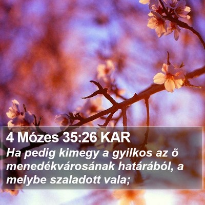 4 Mózes 35:26 KAR Bible Verse Image
