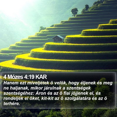 4 Mózes 4:19 KAR Bible Verse Image