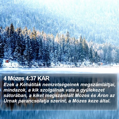 4 Mózes 4:37 KAR Bible Verse Image