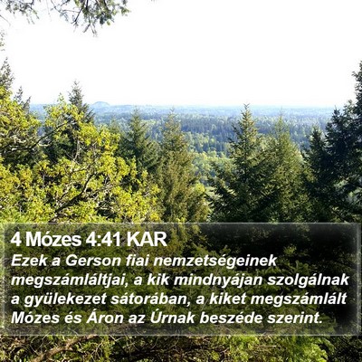 4 Mózes 4:41 KAR Bible Verse Image