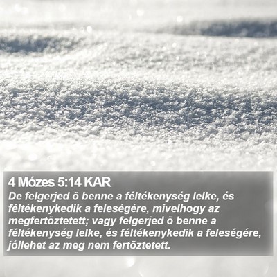 4 Mózes 5:14 KAR Bible Verse Image