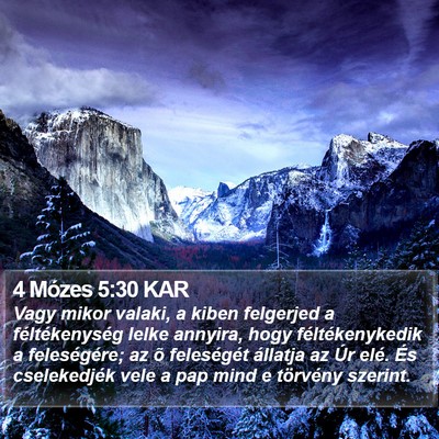 4 Mózes 5:30 KAR Bible Verse Image