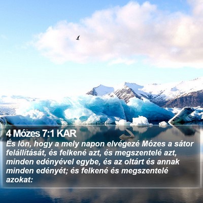 4 Mózes 7:1 KAR Bible Verse Image
