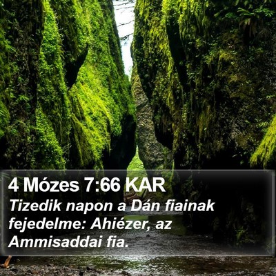 4 Mózes 7:66 KAR Bible Verse Image