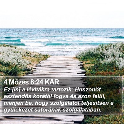 4 Mózes 8:24 KAR Bible Verse Image
