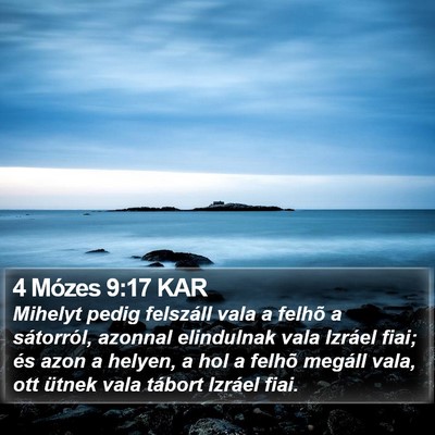 4 Mózes 9:17 KAR Bible Verse Image