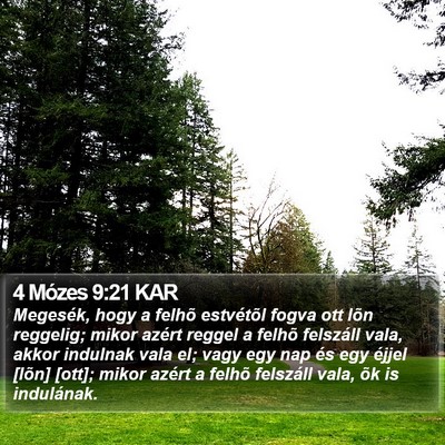 4 Mózes 9:21 KAR Bible Verse Image