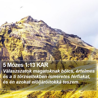 5 Mózes 1:13 KAR Bible Verse Image