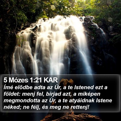 5 Mózes 1:21 KAR Bible Verse Image