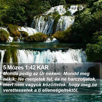 5 Mózes 1:42 KAR Bible Verse Image