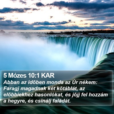 5 Mózes 10:1 KAR Bible Verse Image