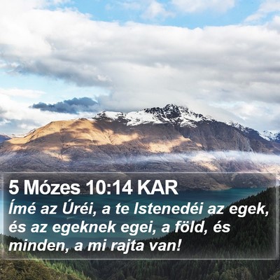 5 Mózes 10:14 KAR Bible Verse Image