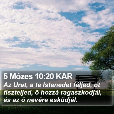 5 Mózes 10:20 KAR Bible Verse Image