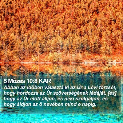 5 Mózes 10:8 KAR Bible Verse Image