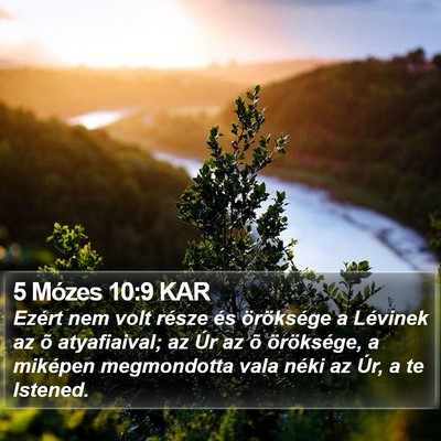 5 Mózes 10:9 KAR Bible Verse Image