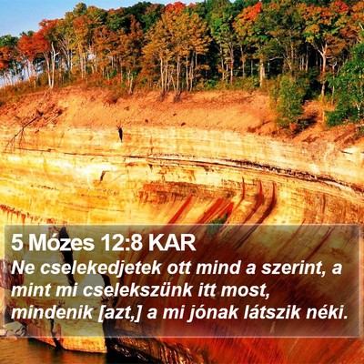 5 Mózes 12:8 KAR Bible Verse Image